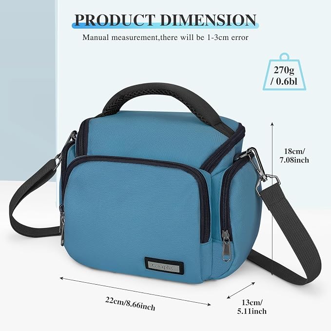 G-raphy Camera Bag Case Compact Lightweight Shoulder Crossbody Sling - Image 3