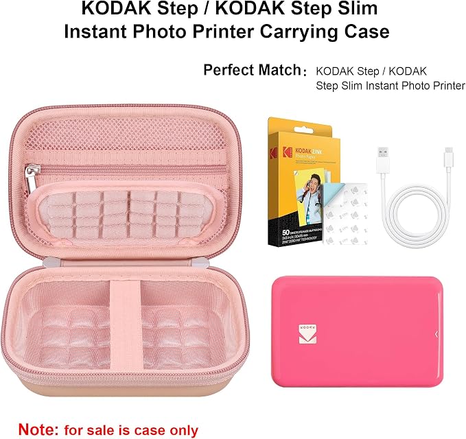Elonbo Carrying Case for KODAK Step Instant Smartphone Photo Printer, Portable - Image 2