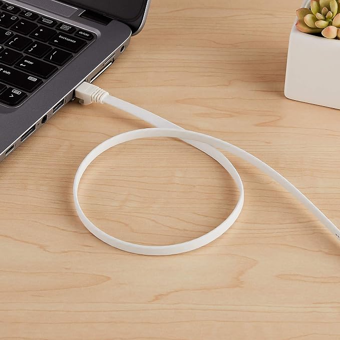 Amazon Basics RJ45 Cat 7 Ethernet Patch Cable, Includes 15 Nails, 30 Foot - Image 5