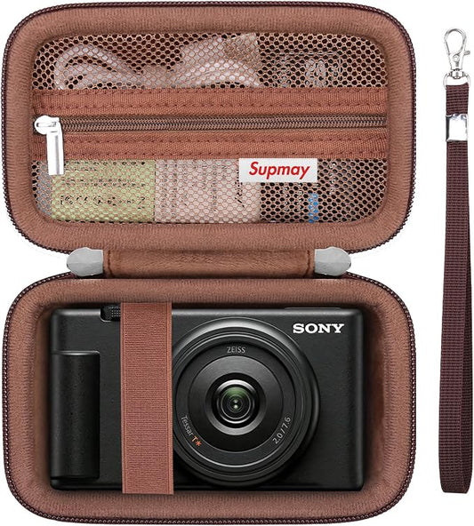 Hard Travel Case for Sony ZV-1F / ZV-1 / ZV-1 II Digital Camera, Vlogger Camera by Supmay