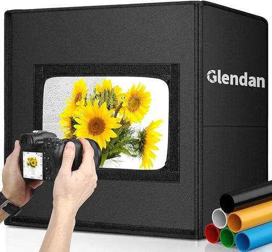 Glendan Light Box Photography, Portable Photo Studio Light Box by Glendan