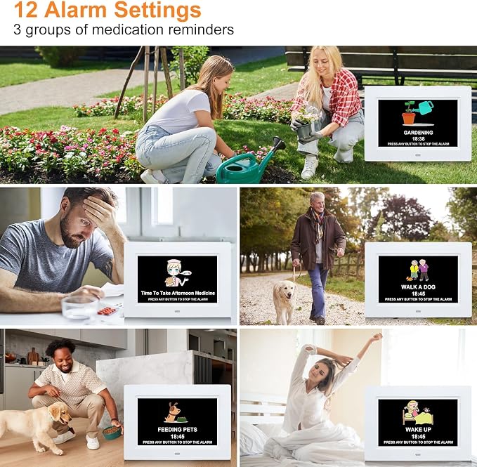 SSINI Digital Calendar Dementia Alarm Clock - Image 3