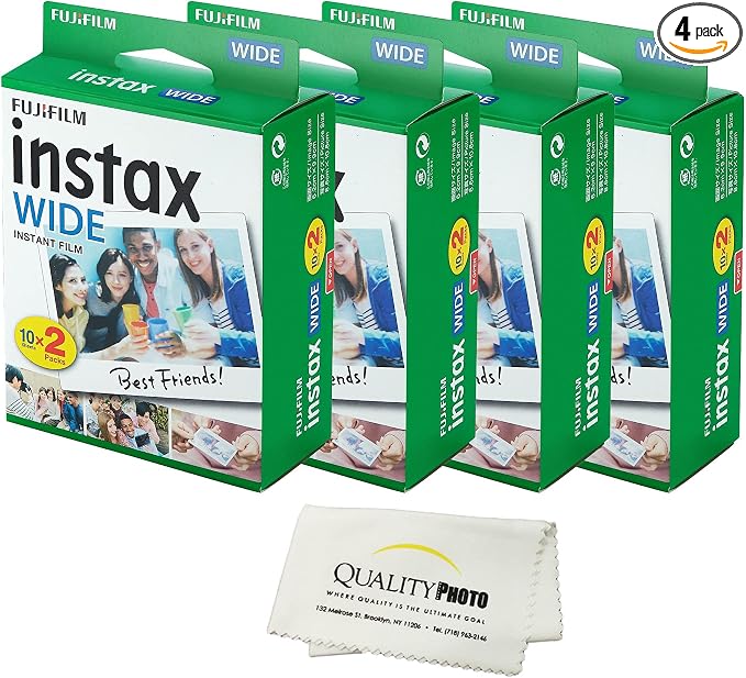 Fujifilm Instax Wide Instant Film Photo Microfiber Cloth – Compatible by FUJIFILM