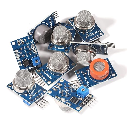 ACEIRMC 9pcs/Lot Gas Detection Sensor Module MQ-2 MQ-3 MQ-4 MQ-5 MQ-6 MQ-7 MQ-8 - Image 3