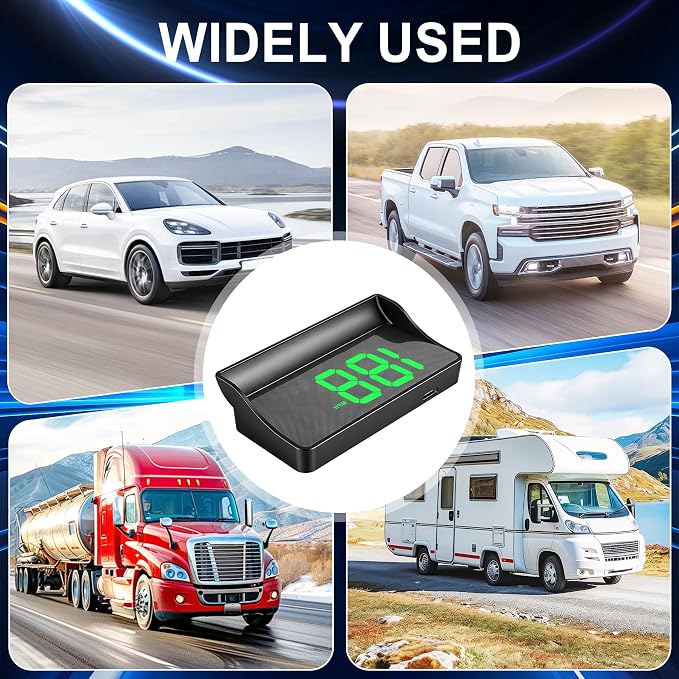 Amiss Heads Up Display for Cars, Digital HUD Speedometer for Automotive - Image 5
