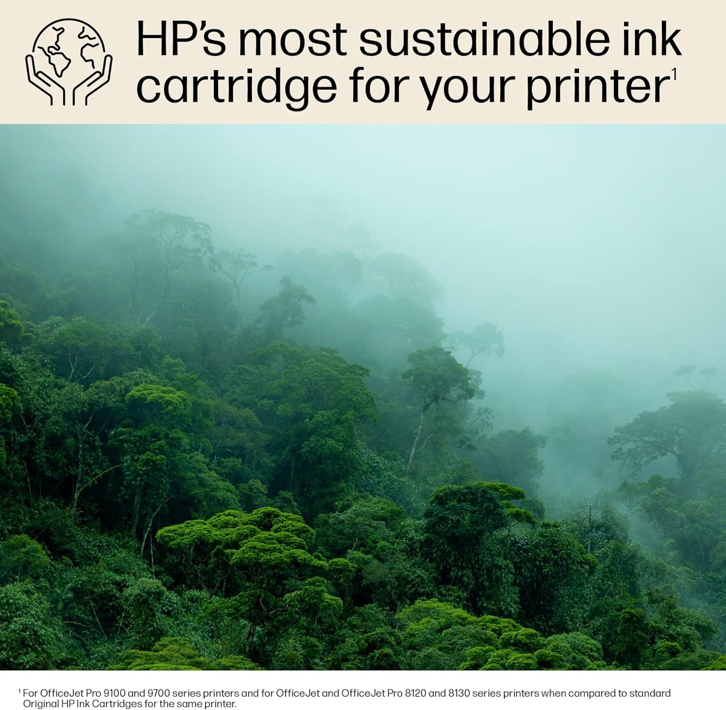 HP 936e EvoMore High Yield Cyan Ink Cartridge | Works OfficeJet 9120 Series, OfficeJet Pro 9100 Series, OfficeJet Pro Wide Format 9700 Series | Carbon Neutral | 4S6V3LN