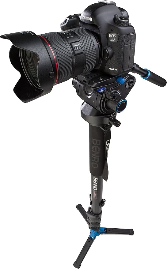 Benro Aluminum 4 Series Flip-Lock Video Monopod Kit w/ 3-Foot Articulating Base - Image 3