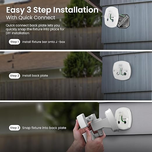 Feit Electric Smart WiFi Floodlight Security Camera, 5000 Lumens, 1080p HD - Image 10