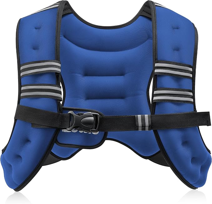 ZELUS Weighted Vest, 6lb/8lb/12lb/16lb/20lb/25lb/30lb Weight Vest by ZELUS