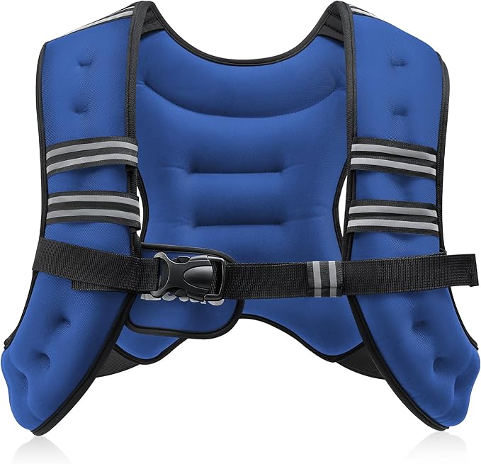 ZELUS Weighted Vest, 6lb/8lb/12lb/16lb/20lb/25lb/30lb Weight Vest by ZELUS