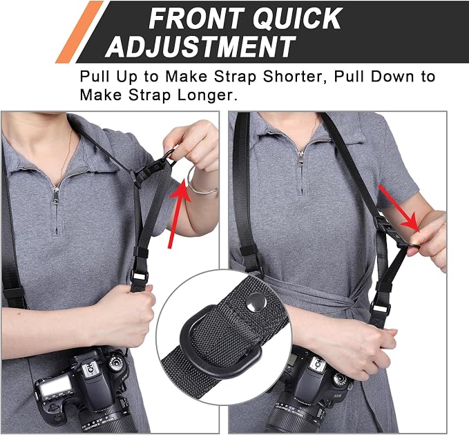 Vigorport Camera Strap, Crossbody Shoulder Strap, Camera Neck Strap - Image 5