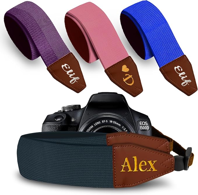 Art Tribute Custom Green Camera Strap by ArtTribute