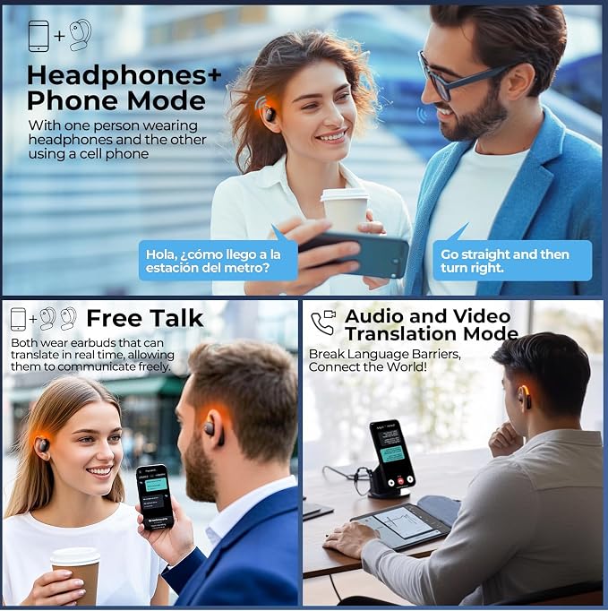 occiam AI Translation Earbuds Real Time, 164 Language Translator Device - Image 3