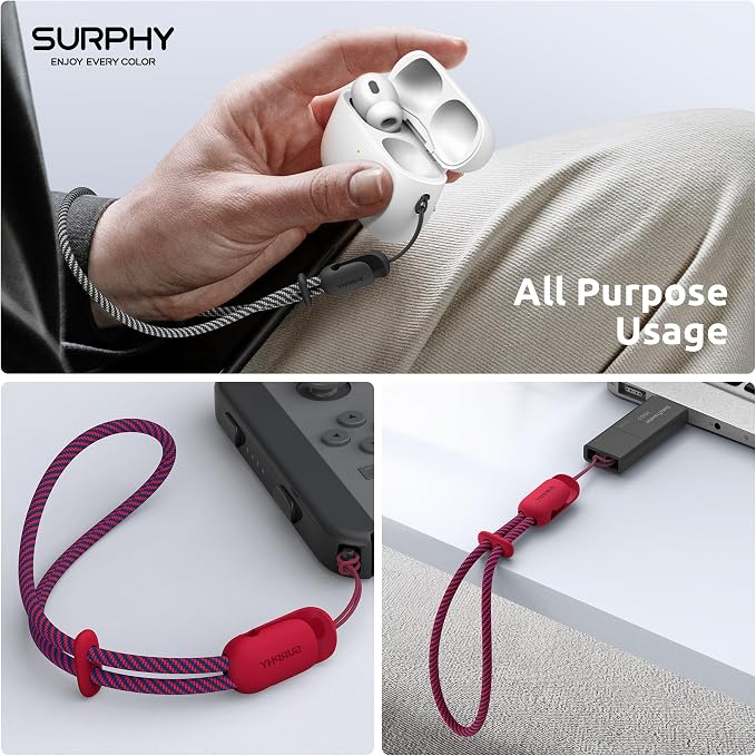 SURPHY 2 Pack Phone Lanyard for Cellphone Case, Phone Wrist Strap for Case - Image 5