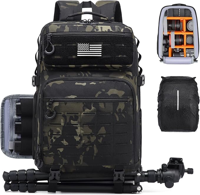 HAMBOLY Professional Camera Bag Backpack, Large Waterproof Photography Bag Case by HAMBOLY