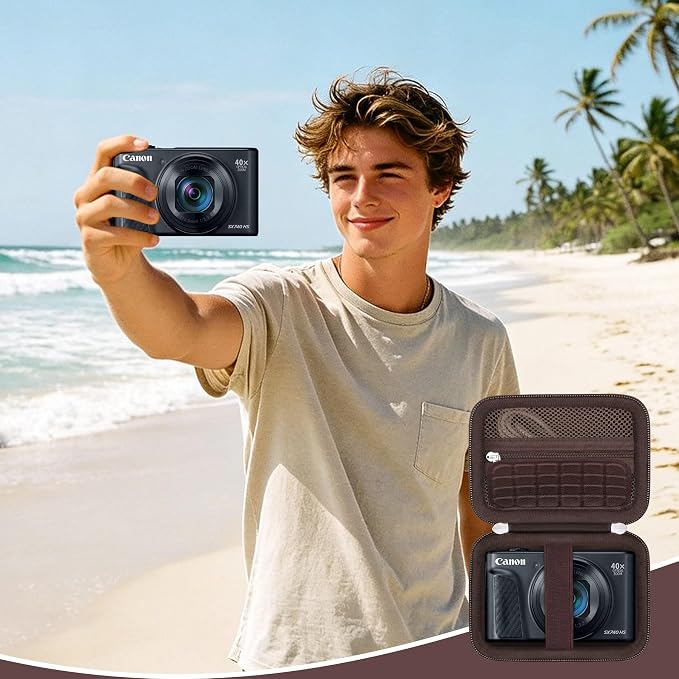 Hard Carrying Case for Canon PowerShot SX740 HS/ELPH 360 HS/ SX730 HS/ SX720 - Image 7