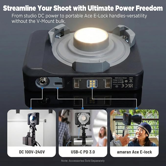 Amaran Ray 60c RGB LED Monolight, 60W Full Color COB Video Light - Image 2