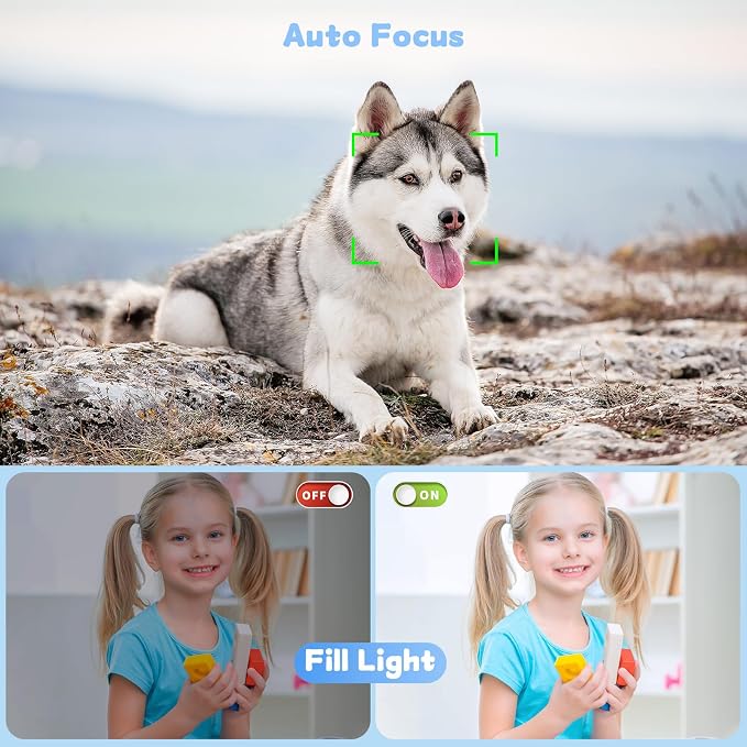 5K Digital Camera for Photography, 80MP Dual Screen Vlogging Camera for YouTube - Image 2