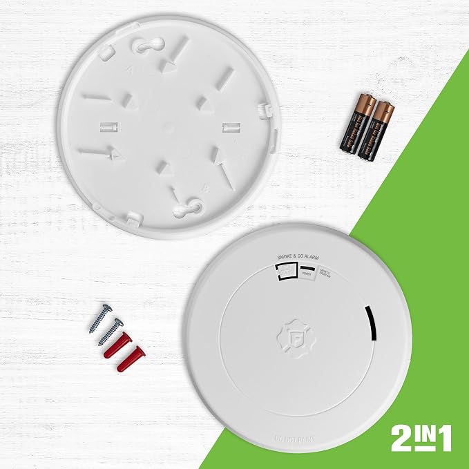 First Alert BRK Battery-Operated Combination Smoke & Carbon Monoxide Alarm - Image 4