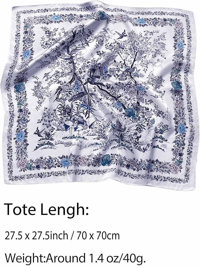 Silky Scarf for Women Lightweight Satin Bandanas Neck Hair Wrap For Sleeping - Image 2