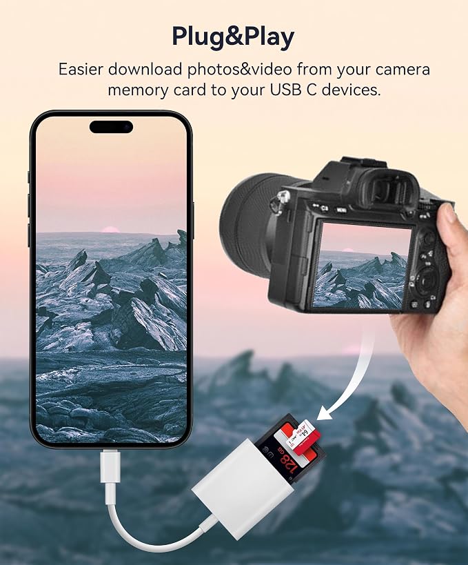 USB C SD Card Reader, WNXSLOAD SD Card Adapter - Image 3