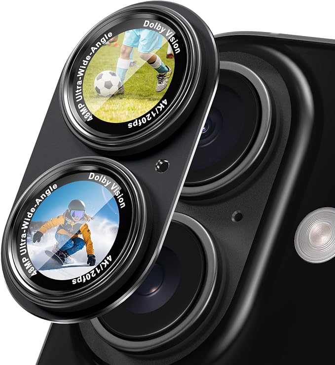 CACOE Camera Lens Protector for iPhone 16/16 Plus/17 by CACOE