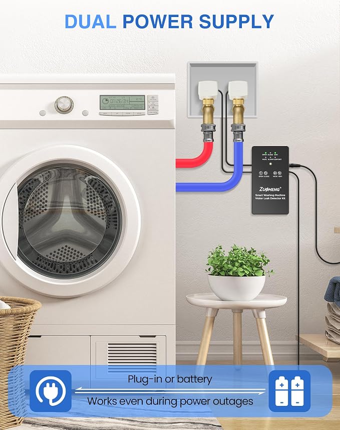 WiFi Washing Machine Water Leak Detector Kit - Image 6