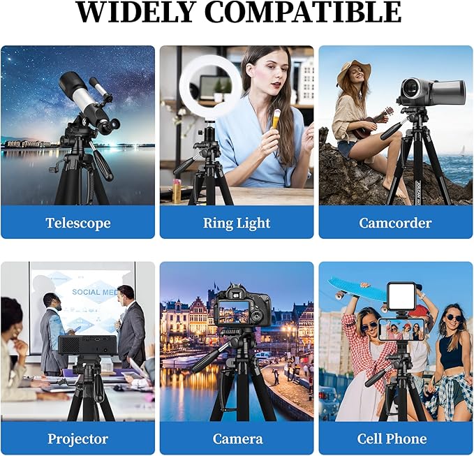 JOILCAN Tripod Camera Tripods, Heavy Duty Cameras Tripod Stand, Professional - Image 5