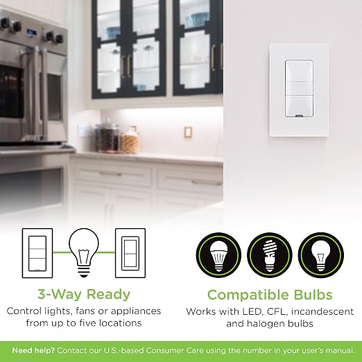 Enbrighten Z-Wave Smart Motion Sensor Light Indoor, Vacancy/Occupancy Sensor - Image 11