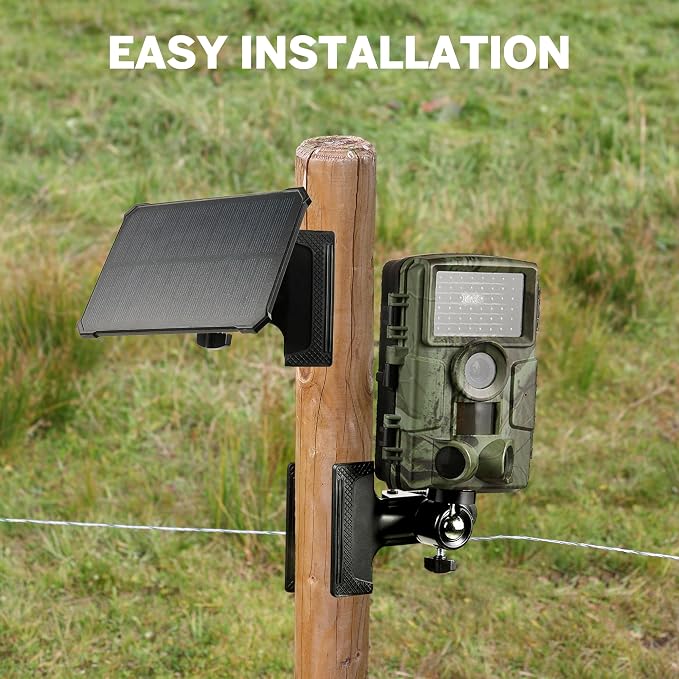 Trail Camera Clip Mount, 2 Pack Tracking Camera Bracket, 360 Rotatable - Image 3