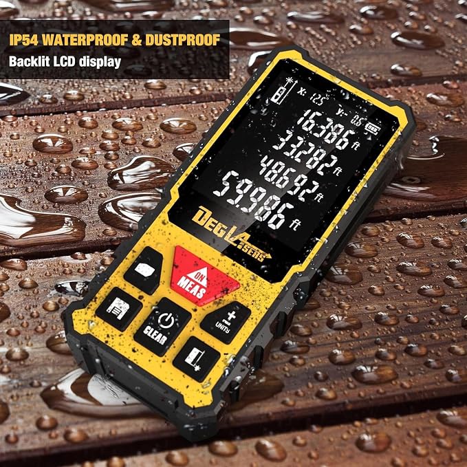 Laser Measurement Tool, DEGLASERS 328 Feet Laser Measure - Image 6