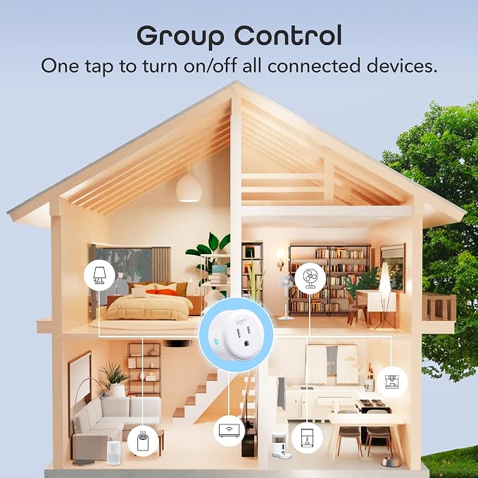 Geeni Dot Smart Plug with 2.4GHz WiFi Connectivity – 2-Pack Compact, - Image 6