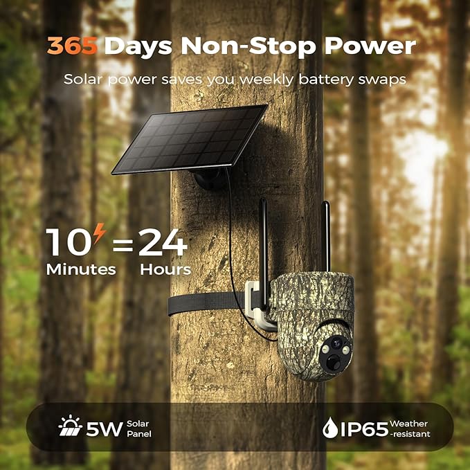 TKENPRO 4G LTE Cellular Trail Cameras, 360° View Live Streaming Game Camera - Image 6
