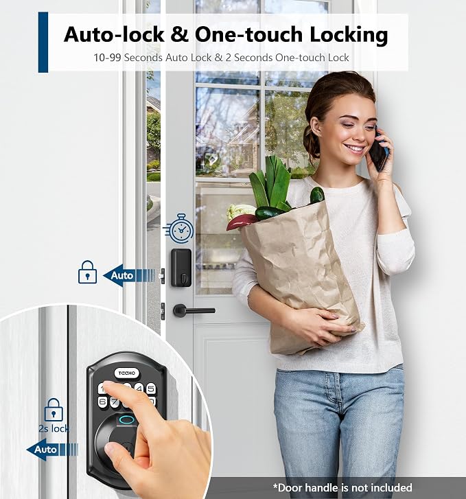 TEEHO TE002 Fingerprint Door Lock - Image 4