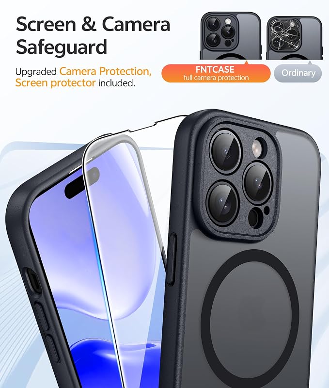 FNTCASE for iPhone 14 Pro Case: Translucent Matte Cases - Image 4