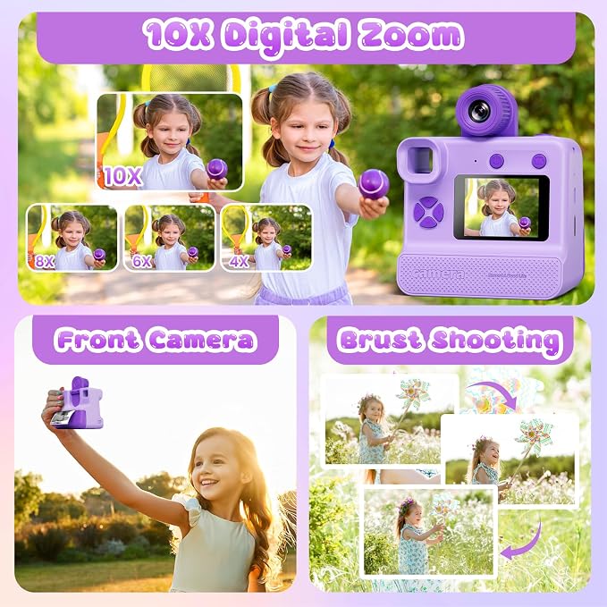Kids Camera Instant Print, Christams Birthday Gifts - Image 3