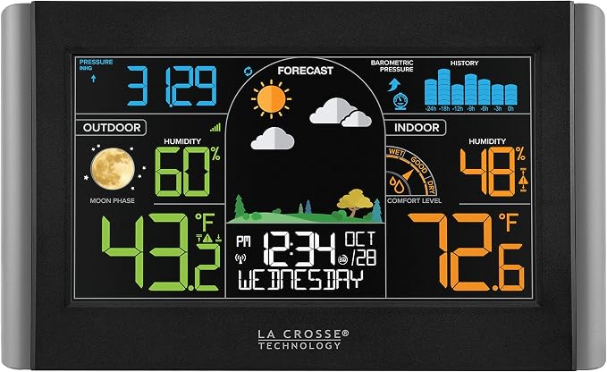 La Crosse Technology S77925-INT Wireless Color Weather Station by LaCrosseTechnology
