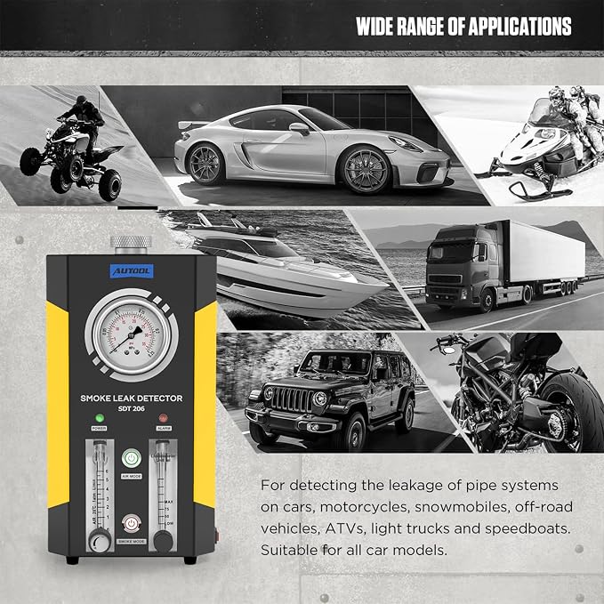 AUTOOL Automotive Smoke Leak Detector Tester EVAP Smoke Machine - Image 3