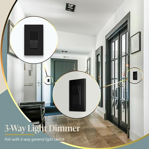 TOPGREENER Kalide Dimmer Light Switch, LED Dimmer Switch, Full Range Dimming - Image 6