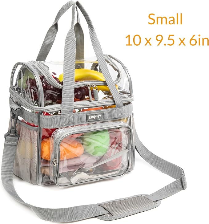 J.CARP Clear Bag Heavy Duty Backpack Durable Transparent See Through Bag - Image 3