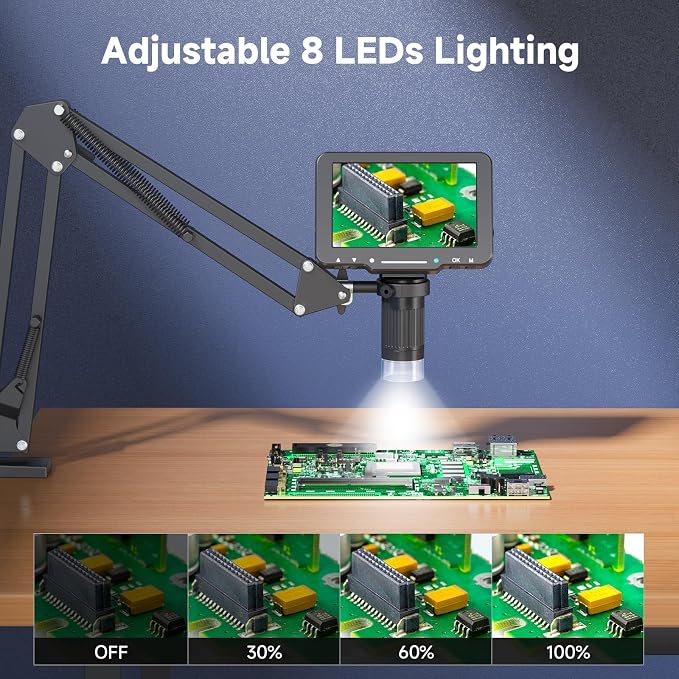 5" LCD Digital Soldering Microscope - Image 6