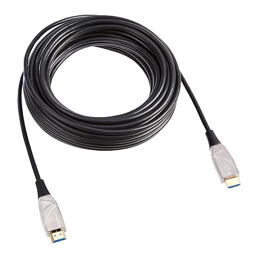Amazon Basics High-Speed Fiber Optic HDMI Cable, Slim and Flexible, Audio Return - Image 3