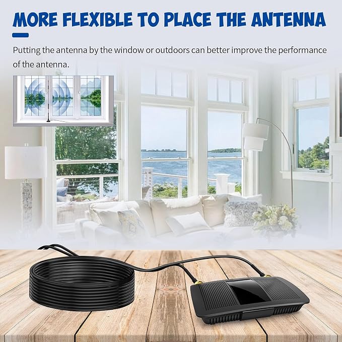 Bingfu WiFi Antenna Extension Cable 2-Pack RP-SMA Male to RP-SMA Female - Image 5