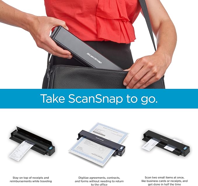 ScanSnap iX100 Wireless Mobile Portable Scanner - Image 2