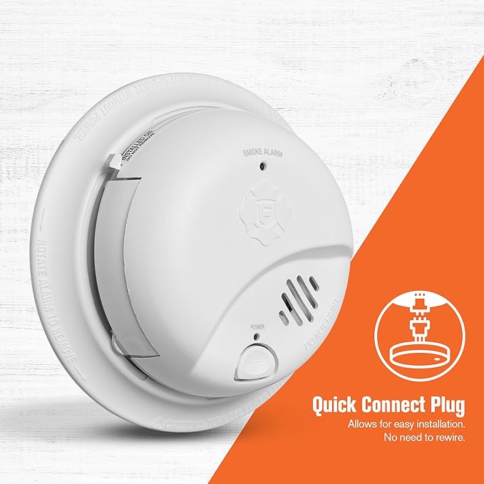 First Alert SMI100-AC, Hardwire Interconnect Smoke Alarm - Image 2