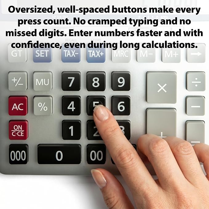 Victor 6700 Large Desktop Calculator, 16-Digit LCD - Image 4