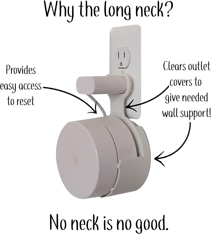 Google WiFi Outlet Holder Mount Stand: No Messy Screws! - Image 5