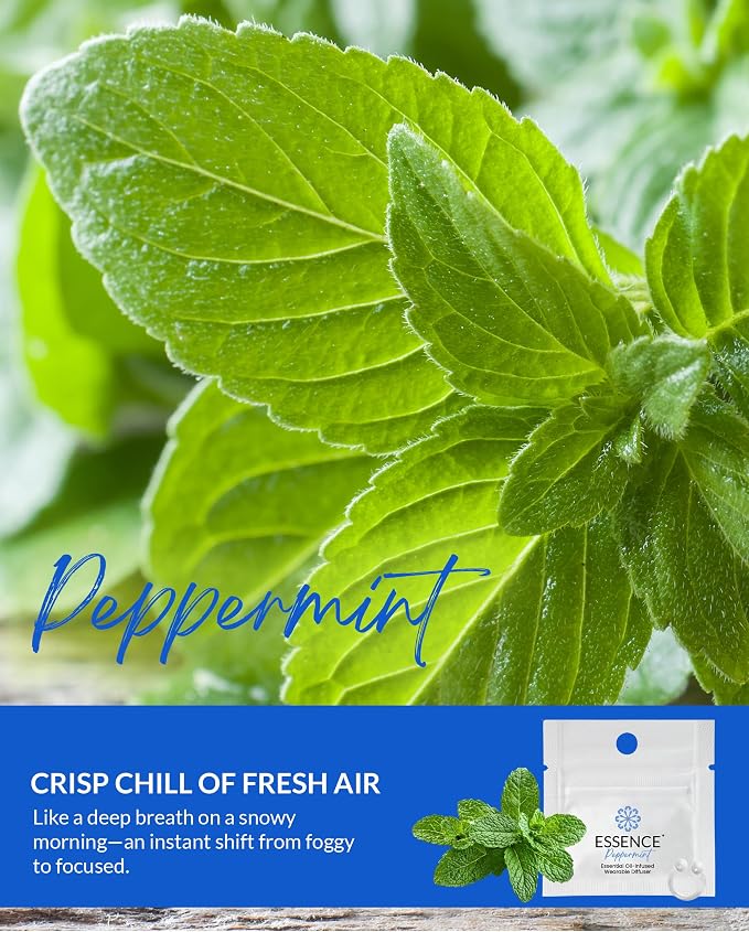 Essence Wearable Aromatherapy Nasal Diffuser – Peppermint Essential Oil Nose - Image 3