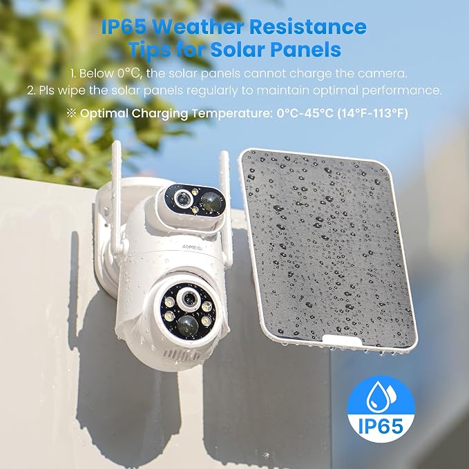 Eseecloud Dual Lens Solar Security Camera Wireless Outdoor, 5GHz Wi-Fi - Image 10