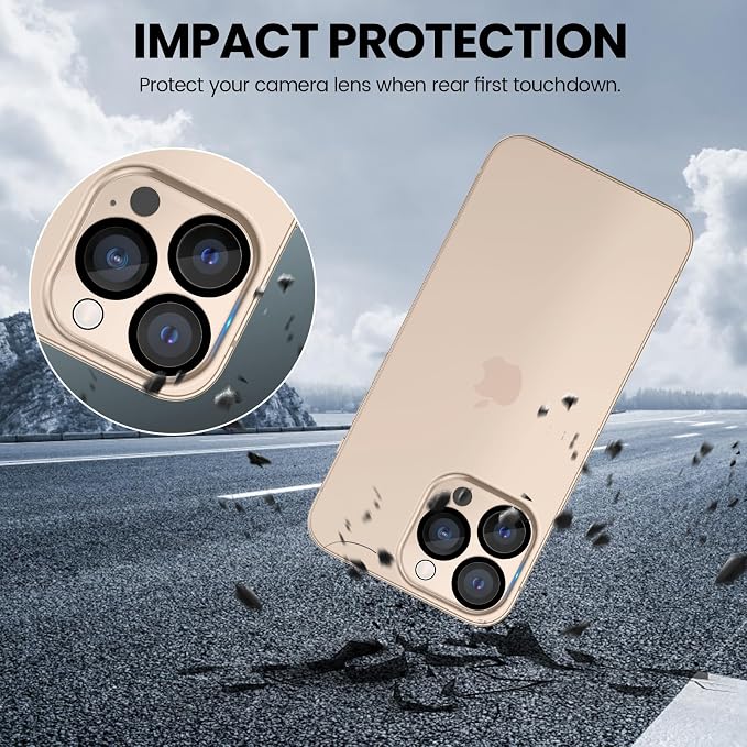 Tensea [3Pcs for iPhone 16 Pro / 16 Pro Max Camera Screen Protector, Tempered - Image 4